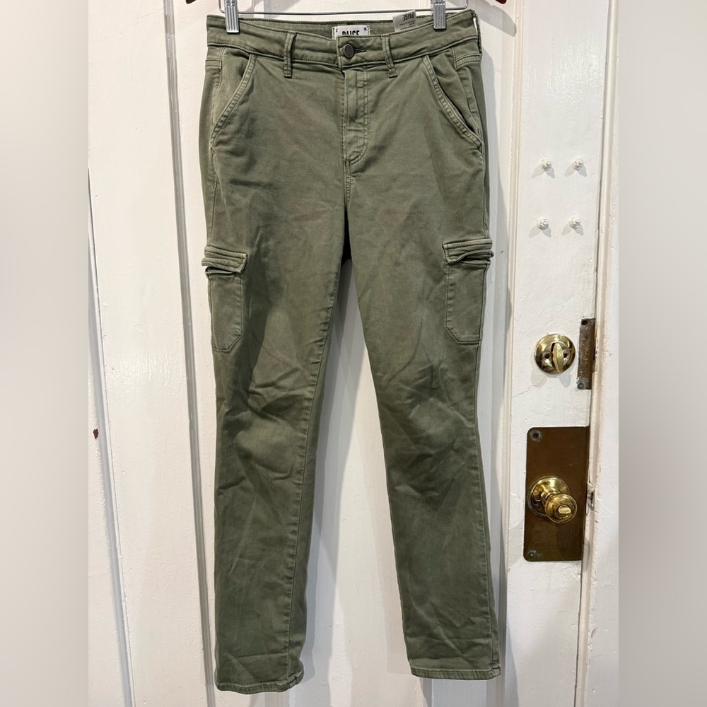 PAIGE Men's Green Cargo Pants